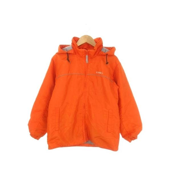 イグニオ IGNIO スキーウェア ジャケット 子ども用 140 オレンジ 無地