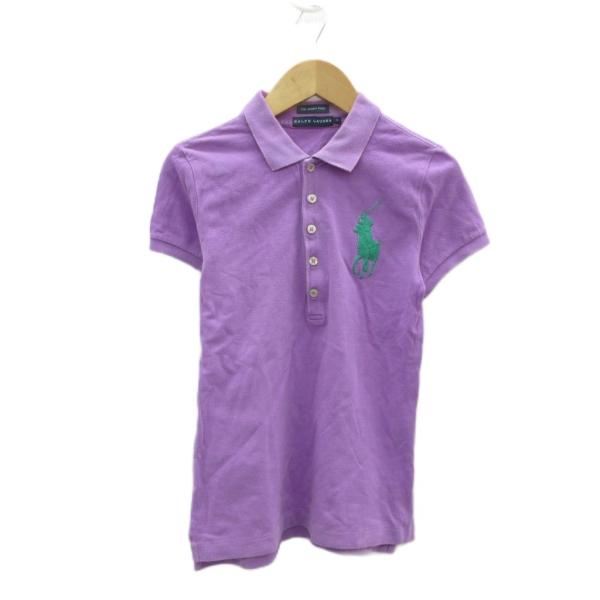ポロラルフローレン 半袖ポロシャツ ビッグポニー カスタムフィット パープル S POLO RALPH LAUREN（ポロ・ラルフローレン） ラルフローレン RALPH
