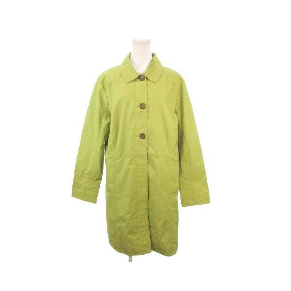 エディーバウアー EDDIE BAUER ステンカラーコート PL 黄緑 イエローグリーン /MN14 ■ECE003 レディース