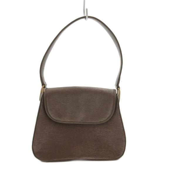ニナリッチ NINA RICCI ハンドバッグ  フラップバッグ グレージュ 無地 フラップ開閉 /MX ■GY58 レディース