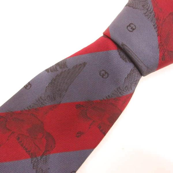 新品★国内正規品★グッチ★ネクタイ★ネイビー★タグ付 GUCCI（グッチ） ネクタイ レギュラータイ 絹 シルク 紺 ネイビー