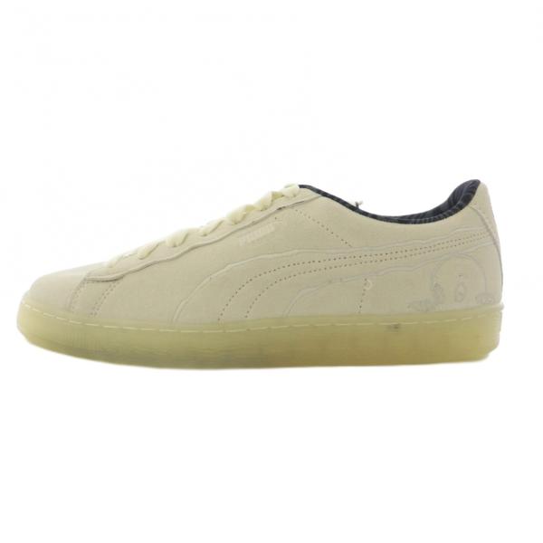 未使用品 プーマ PUMA CASPER SUEDE WARM WHITE スウェードウォームホワイト スニーカー 厚底 US10.5 28.5cm 398938 01 タグ付き /BB