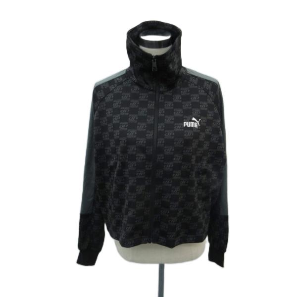 PUMA（プーマ） トラックジャケット 上着 ミドル丈 M 黒 ブラック