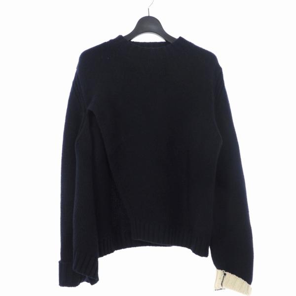 クードス Kudos 18AW スリット ニット セーター F ネイビー KK18YY02 
