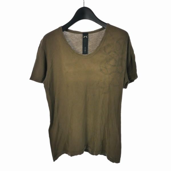 太鼓橋様ご商談中。roar ロアー スパンコール 二丁拳銃 襟レザーシャツ ロアー roar Tシャツ カットソー 半袖 二丁拳銃 プリント 2