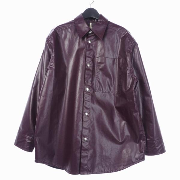 【中古】オーエーエムシー OAMC 24SS TOWER SHIRTS タワーシャツ 長袖 S ボルドー 24E28OAU64 メンズ vectorpremium_202-902405110006