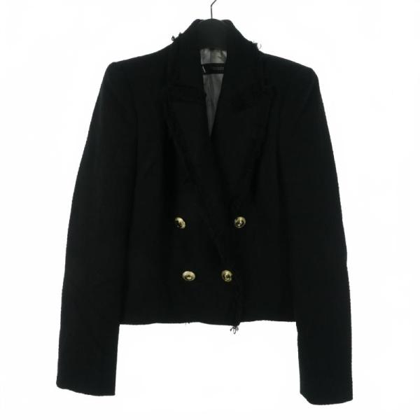 ZARA（ザラ） ダブルジャケット ブレザー ショートジャケット フリンジ 