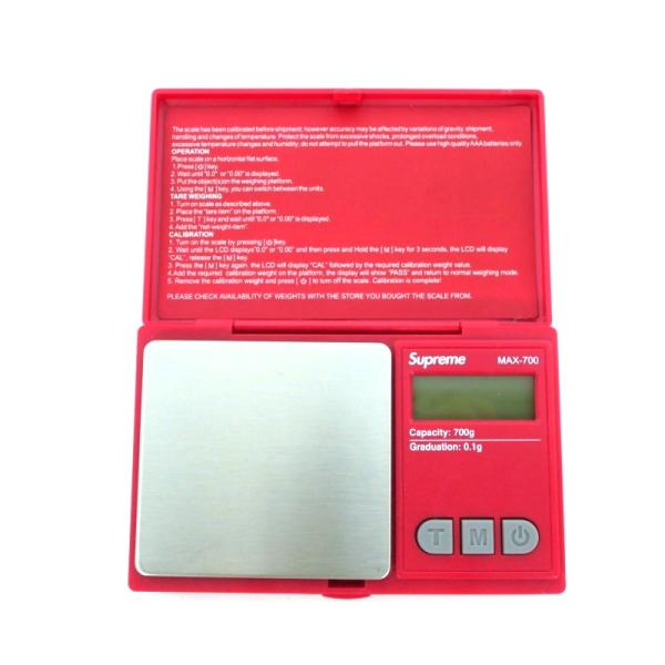 お値下げ中！新品未使用レア⭐︎Supreme MAX-700 デジタルスケール Supreme（シュプリーム） 未使用品 SUPREME 18AW MAX-700 Digital