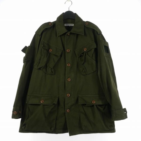 【中古】ネイバーフッド NEIGHBORHOOD 90S ミリタリー ブルゾン ジャケット ワッペン M オリーブ メンズ ネイバーフッド NEIGHBORHOOD 90S ミリタリー ブルゾン ジャケット