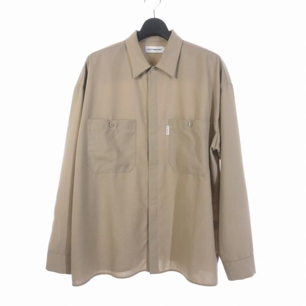 クーティー cootieシャツ長袖 COOTIE (クーティー) Wool Work L/S Shirt (ウールワーク長袖シャツ