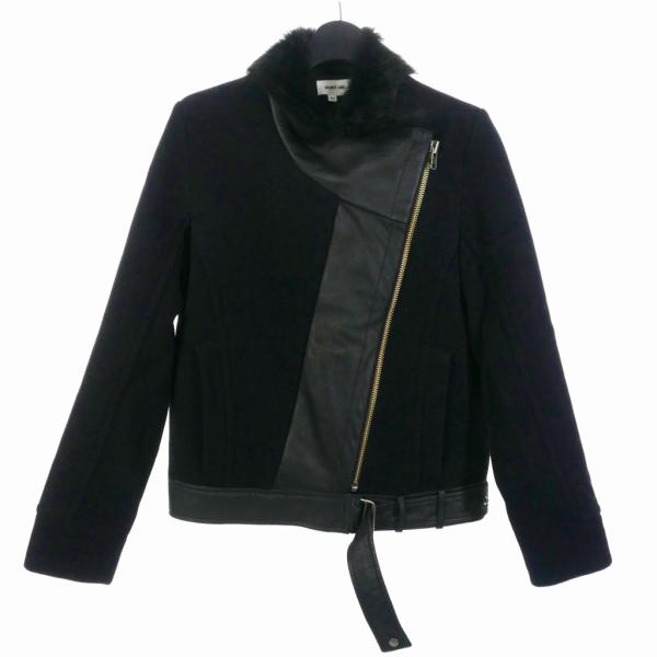 helmutlang 2012 レザー切り替え ライダースジャケット helmutlang 2012 レザー切り替え ライダースジャケット