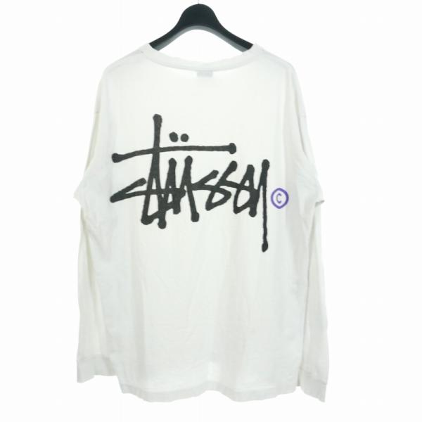 STUSSY ステューシー アメリカ製 Tシャツ 長袖 ロンT バック