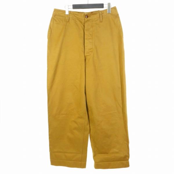 【中古】ナイジェルケーボン NIGEL CABOURN NEW BASIC CHINO PANT WEST POINT チノパンツ ワークパンツ 32 ベージュ ナイジェルケーボン NIGEL CABOURN NEW BASIC CHINO PANT WEST POINT