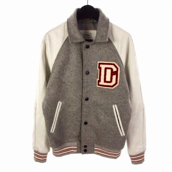 DIESEL（ディーゼル） スタジャン レザージャケット ブルゾン 上着 S