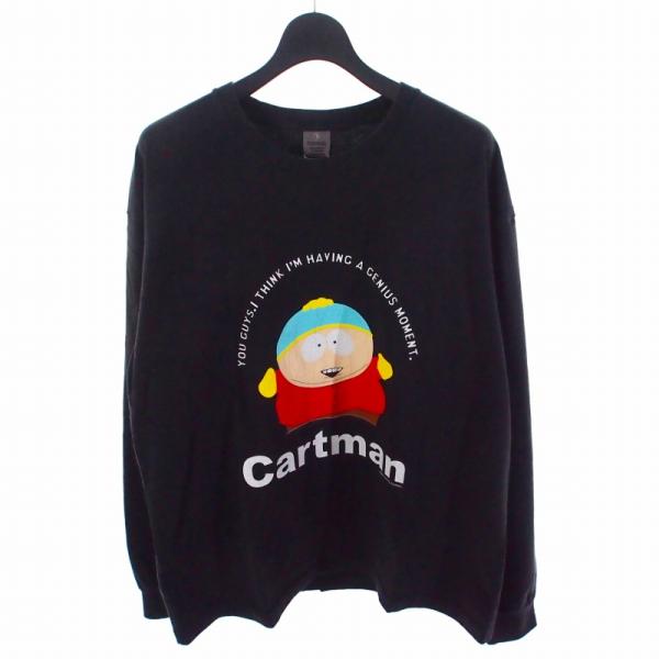 【中古】未使用品 サウスパーク SOUTH PARK CARTMAN LS TEE Tシャツ カットソー 長袖 1 ブラック 黒 メンズ 未使用品 サウスパーク SOUTH PARK CARTMAN LS TEE Tシャツ カットソー