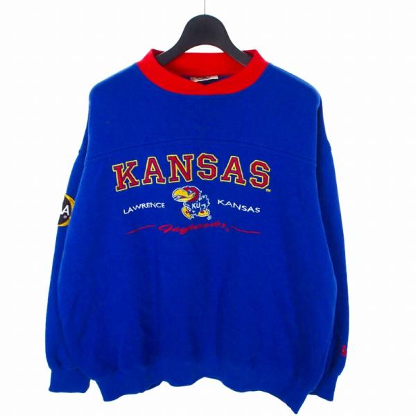 Lee（リー） 刺繍 スウェット トレーナー XL ブルー 青 メンズ