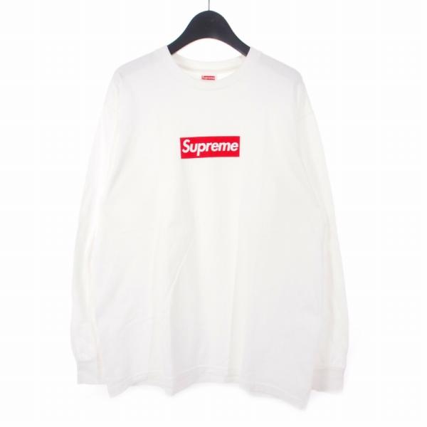 Supreme ロゴ長袖Tシャツ ホワイト　XL Supreme ロゴ長袖Tシャツ ホワイト XL 1.jpg