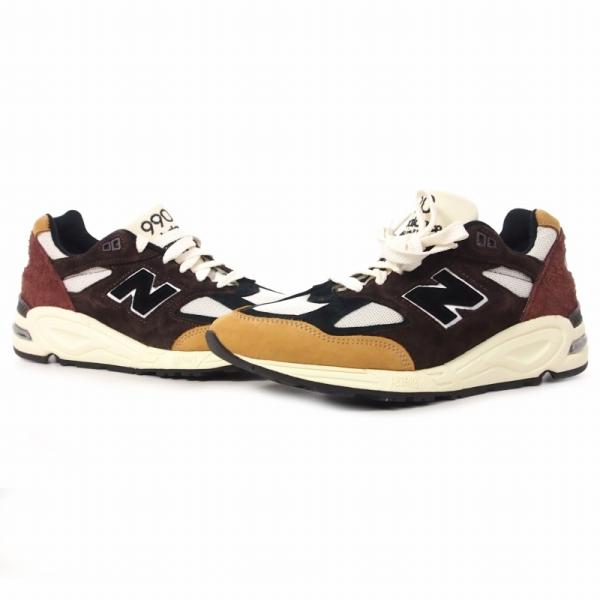 ニューバランス NEW BALANCE 990V2 "Brown and Tan" スニーカー 靴 US9 27cm ブラウン 茶 M990BB2 メンズ