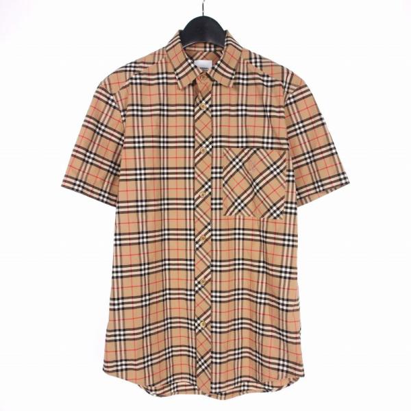 BURBERRY（バーバリー） ノバチェック シャツ 半袖 S ベージュ