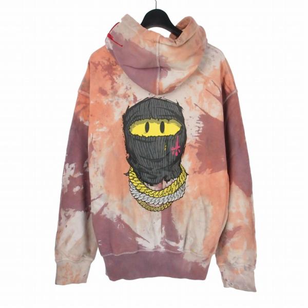 カタリスト CVTVLIST ADDICT EMBROIDERED KILLER SMILE HOODIE キラースマイル バックプリント パーカー フーディ タイダイ染め F マルチカ