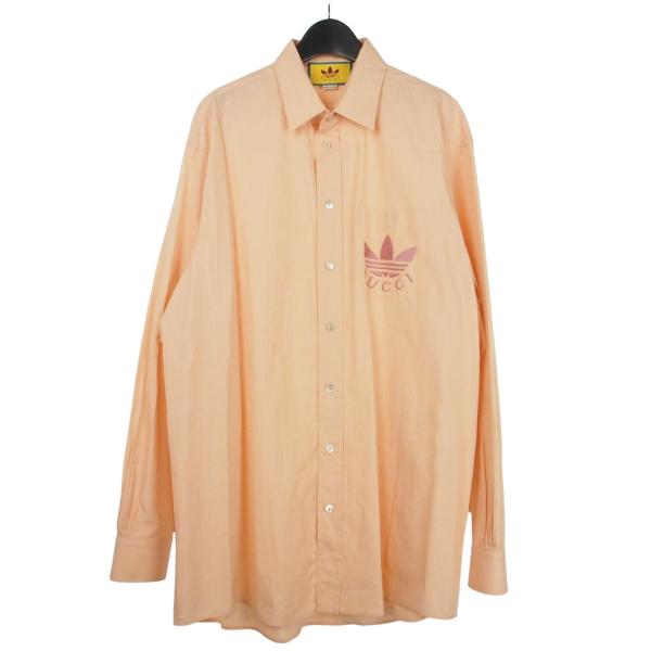 GUCCI  22SS グッチ アディダス コラボ ポロシャツ XL GUCCI（グッチ） × アディダス adidas コラボ 22ss Philafil L/S 長袖