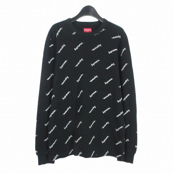 Supreme（シュプリーム） SUPREME 15AW Logo Waffle Thermal ロゴ