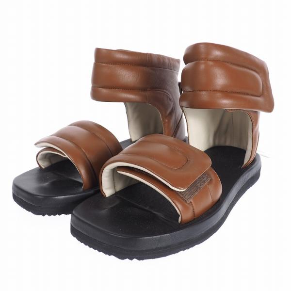 ほぼ未使用Maison Margiela2018ss レザーサンダル42