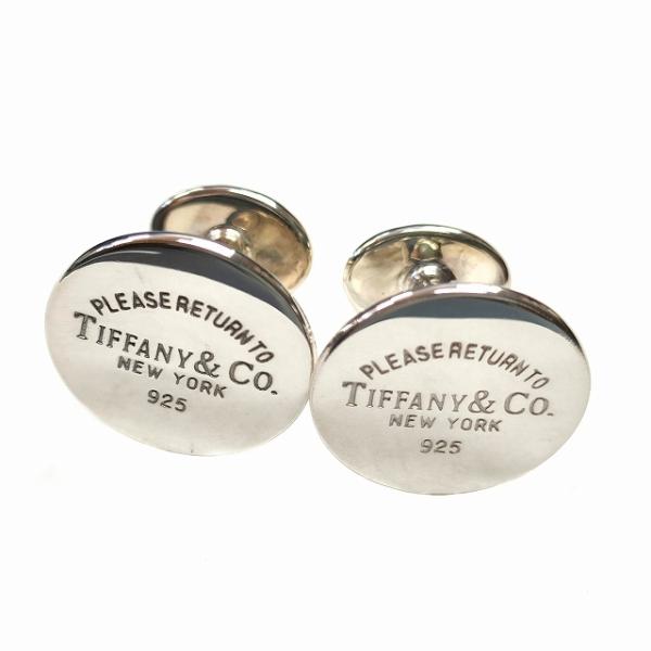 ティファニー カフス シルバー925 K14kt メンズ コンビ E0059