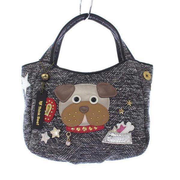 未使用級　Think Bee! アルフレッドブラザーズ ブルドッグ ハンドバッグ シンクビー! Think Bee アルフレッドフラザーズ ブルドッグ