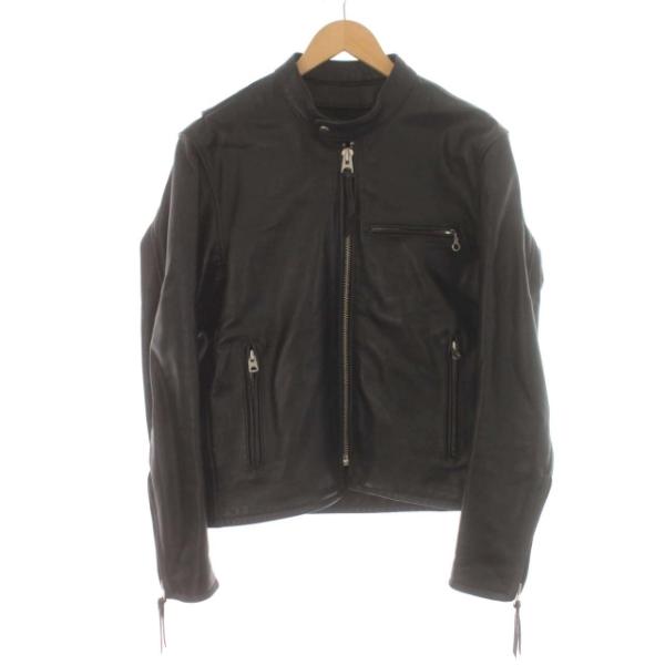KADOYA K'S PRODUCT ブラックライダースジャケット 3L カドヤ KADOYA K'S LEATHER シングルライダースジャケット 革