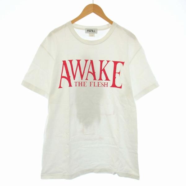 KIDILL×SKOLOCT オーバーサイズカットソー　Tシャツ　白　ホワイト vectorpremium_208-902408260011