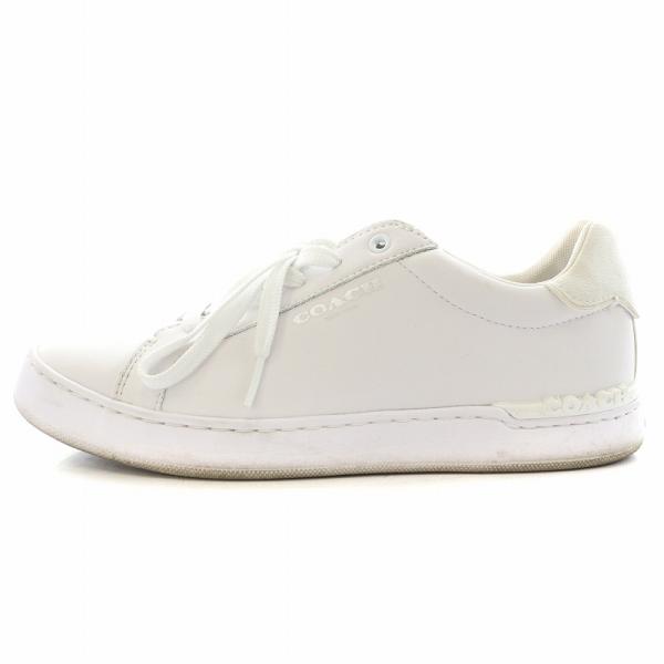 COACH コーチ シグネチャー スニーカー シューズ US7D 24.0cm 白 COACH コーチ シグネチャー スニーカー シューズ US7D 24.0cm 白