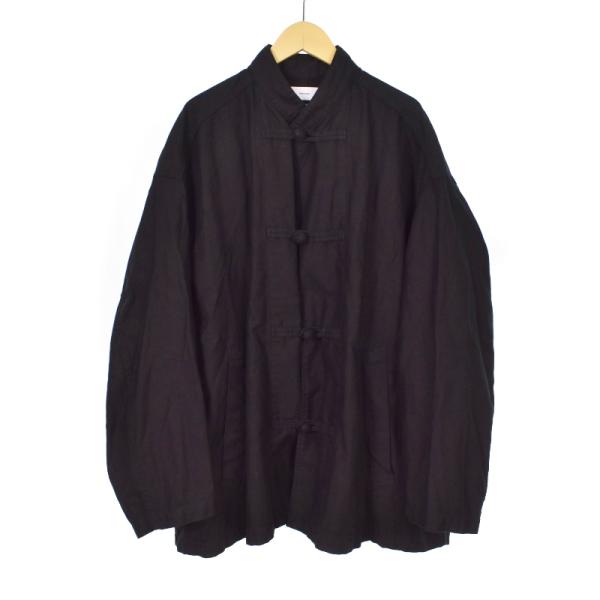 Graphpaper 24SS Cotton Linen Moleskin Overdyed Kung-Fu Jacket  
