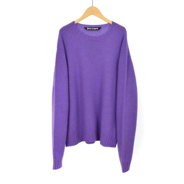 【人気Lサイズ】 パームエンジェルス☆裾ロゴ セーターニット 即完売品 鑑定済 人気Lサイズ】 パームエンジェルス☆裾ロゴ セーターニット 即完売品