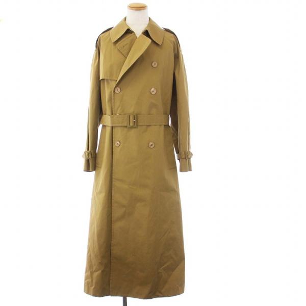 【中古】ヴェトモン VETEMENT トレンチ コート アウター ロング ダブル M ベージュ /KH ☆AA★ メンズ vectorpremium_208-902412220023