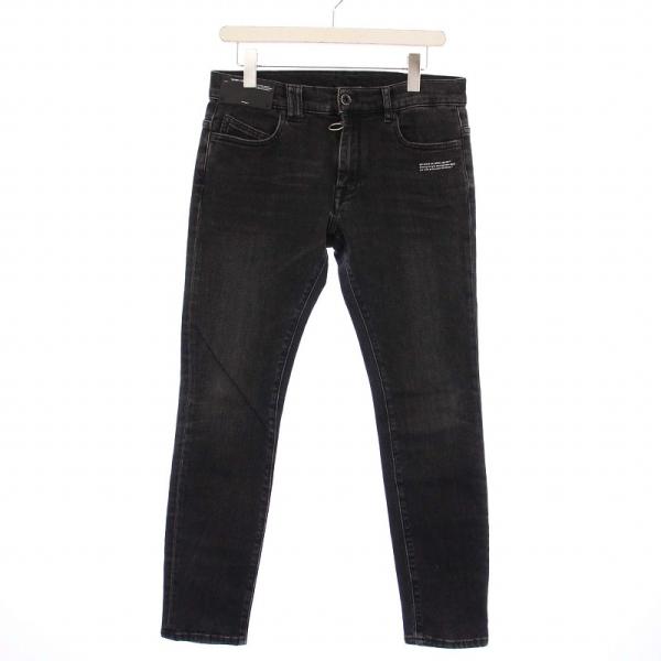 STONE  デニムパンツ　TYPE:SK W29 BLACK ストリート スケルトン デニムパンツ P167 | wshot