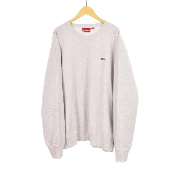 Supreme smallBoxグレー クルーネック トレーナー Supreme Box Logo Crewneck グレー スウェット Supreme シュプリーム