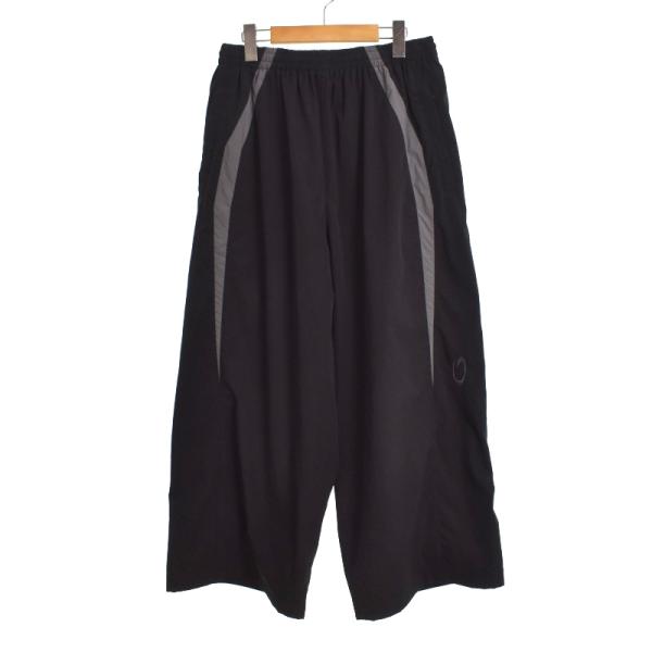 【中古】バレンシアガ BALENCIAGA 25SS トラックワイドロングパンツ XXS 黒 ブラック 814579 ☆AA★ メンズ BALENCIAGA（バレンシアガ） BALENCIAGA 25SS トラックワイドロング