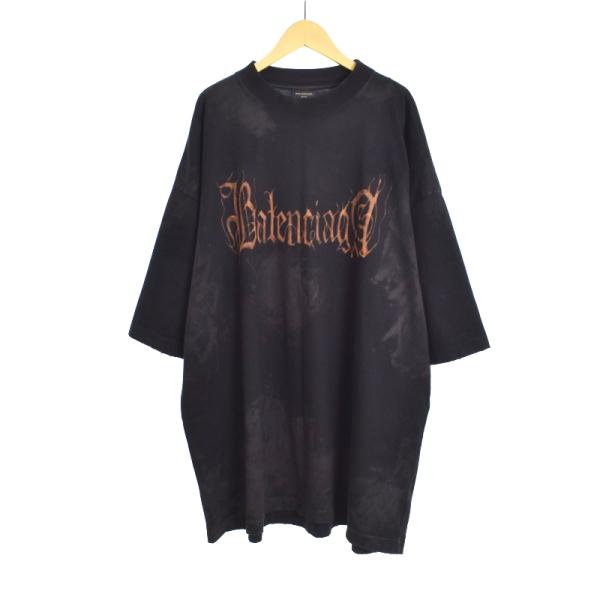 BALENCIAGA バレンシアガ 23AW Heavy Metal Logo T-Shirt ヘビー