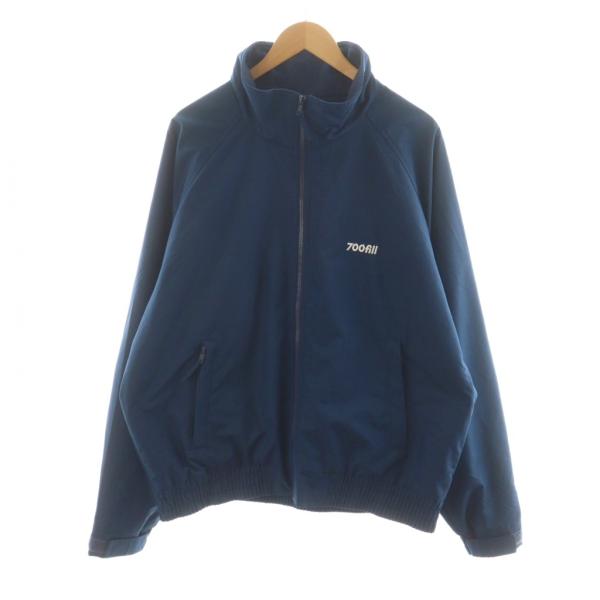 【中古】700FILL ジャケット ロゴ ジップアップ L 紺 ネイビー J329 /AN20 メンズ 700FILL ジャケット ロゴ ジップアップ L 紺 ネイビー J329 /AN20
