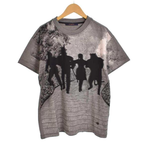 【中古】ルイヴィトン LOUIS VUITTON 19SS オズの魔法使い Tシャツ 半袖 XXS 黒 ブラック RM191 JZC HGY86W ☆AA★ LOUIS VUITTON（ルイ・ヴィトン） LOUIS VUITTON 19SS オズの魔法使い