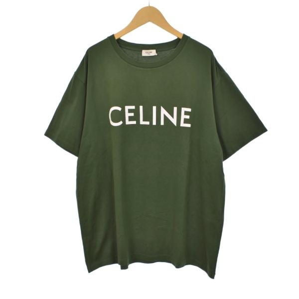 CELINE（セリーヌ） CELINE Tシャツ カットソー 半袖 ロゴ プリント M