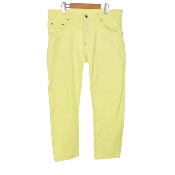 【中古】ディースクエアード DSQUARED2 19AW SKATER JEAN スケーター ジーンズ デニムパンツ 50 イエロー S74LB0617 DSQUARED2（ディースクエアード） DSQUARED2 19AW SKATER JEAN