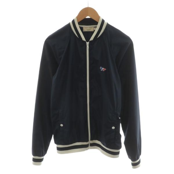 メゾンキツネ MAISON KITSUNE トリコロール ブルゾン ジャケット ロゴ