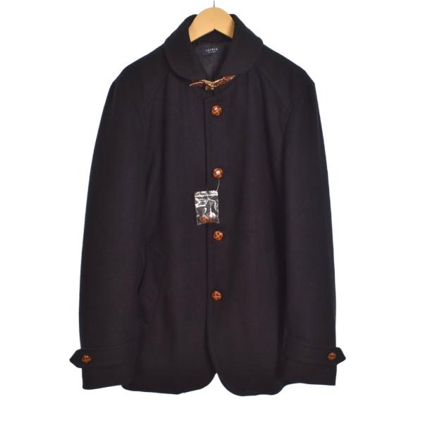 ジュンメン JUNMEN ジャケット ショートコート くるみボタン ウール L