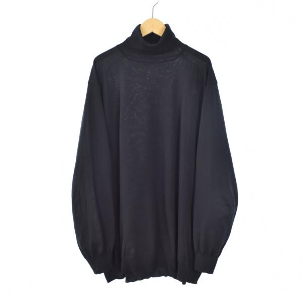 【中古】テアトラ TEATORA CARTRIDGE KNIT TURTLE 18G ニット セーター 長袖 タートルネック 5 ブラック tt-KNIT-002 テアトラ TEATORA CARTRIDGE KNIT TURTLE 18G ニット セーター 長袖