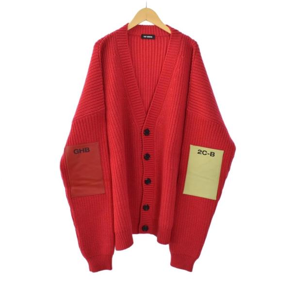 ラフシモンズ RAF SIMONS 18AW ニット オーバーサイズ カーディガン L