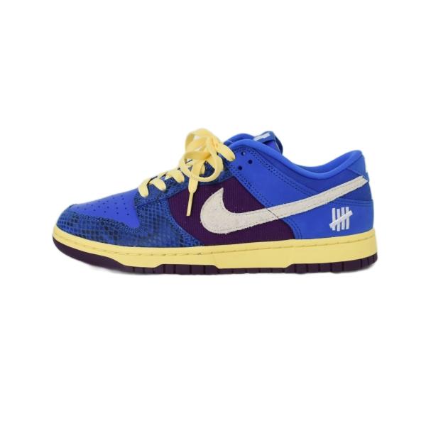 NIKE UNDEFEATED Dunk Low SP "Royal" ローカットスニーカー ダンクロー ロイヤル US9.5 27.5cm 青 ブルー 紫 パープル 黄 DH6508 400