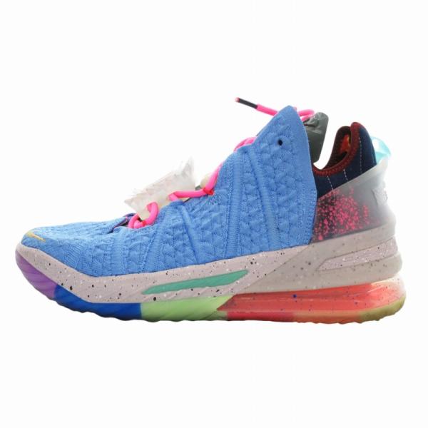 ナイキ NIKE レブロン18 LEBRON XVIII スニーカー シューズ DM2813-400 US9.5 27.5cm ワットザ 青 ブルー /HO● 0120 ■GY01 メンズ