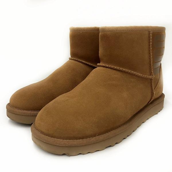 アグ UGG クラシック ミニ ラバーロゴ ムートンブーツ 裏ボア 1108231